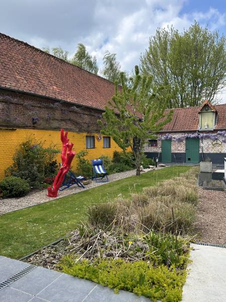 POMMERA - ENTRE ARRAS ET AMIENS ENSEMBLE IMMOBILIER SUR SON VASTE TERRAIN PAYSAGE