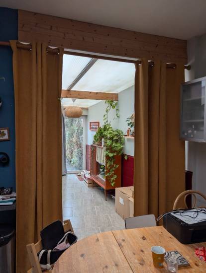 Pièce accès jardin