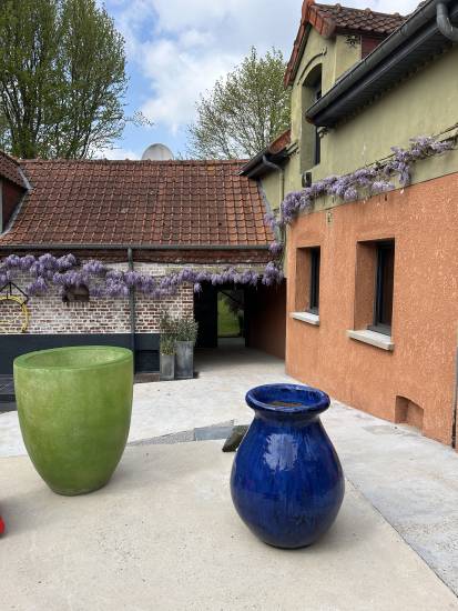 POMMERA - ENTRE ARRAS ET AMIENS ENSEMBLE IMMOBILIER SUR SON VASTE TERRAIN PAYSAGE